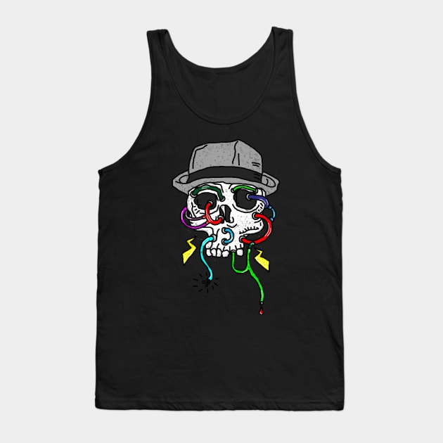 Techno Skull Tank Top by martinussumbaji